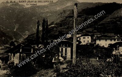 Carte postale ancienne Le Nielard — Saint-Jean-de-Belleville (Savoie)