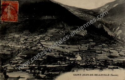 Carte postale ancienne St Jean de Belleville — Saint-Jean-de-Belleville (Savoie)