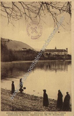 Carte postale ancienne Abbaye d'Hautecombe — Saint-Pierre-de-Curtille (Savoie)
