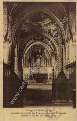 Carte postale ancienne Abbaye d'Hautecombe — Saint-Pierre-de-Curtille (Savoie)