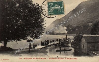 Carte postale ancienne Hautecombe — Saint-Pierre-de-Curtille (Savoie)