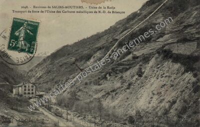 Carte postale ancienne Salins Moutiers — Salins-les-Thermes (Savoie)