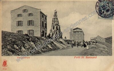 Carte postale ancienne Petit St Bernard — Séez (Savoie)