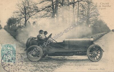 Carte postale ancienne Circuit de la Sarthe — Non Localisée (Sarthe)