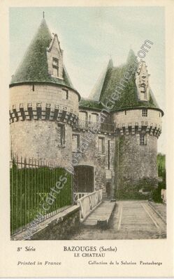 Carte postale ancienne Bazouges — Bazouges-sur-le-Loir (Sarthe)