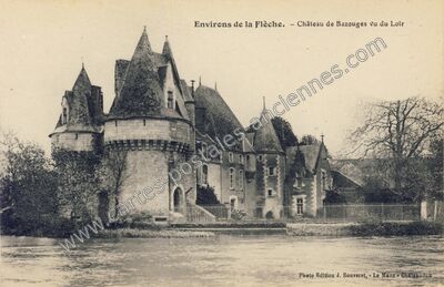 Carte postale ancienne Chateau de Bazouges — Bazouges-sur-le-Loir (Sarthe)