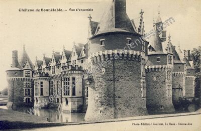 Carte postale ancienne Chateau de Bonnetable — Bonnétable (Sarthe)