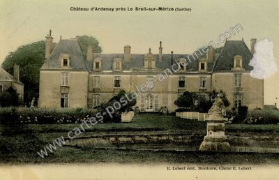Carte postale ancienne Chateau d'Ardenay — Le Breil-sur-Mérize (Sarthe)