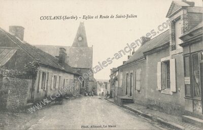 Carte postale ancienne Coulans — Coulans-sur-Gée (Sarthe)