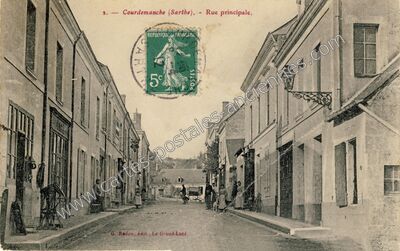 Carte postale ancienne Courdemanche