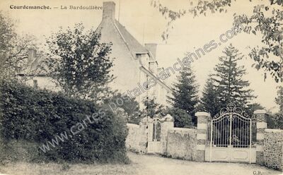 Carte postale ancienne La Bardoullière — Courdemanche (Sarthe)