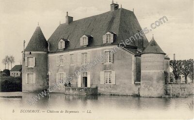 Carte postale ancienne Château de Bezonnais — Écommoy (Sarthe)