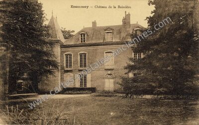 Carte postale ancienne Château de la Boissière — Écommoy (Sarthe)