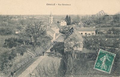 Carte postale ancienne Évaillé