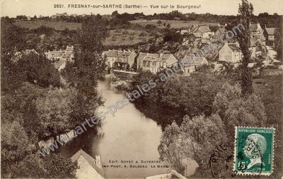 Carte postale ancienne Fresnay-sur-Sarthe