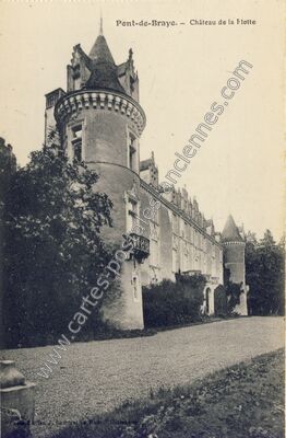 Carte postale ancienne Chateau de la Flotte — Lavenay (Sarthe)