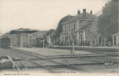 Carte postale ancienne Pont de Braye — Lavenay (Sarthe)