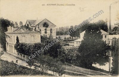 Carte postale ancienne Crousilles — Lhomme (Sarthe)