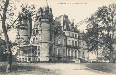 Carte postale ancienne Chateau du Luart — Le Luart (Sarthe)
