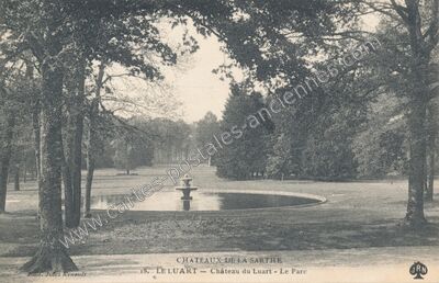 Carte postale ancienne Chateau du Luart — Le Luart (Sarthe)