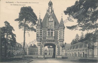 Carte postale ancienne Chateau du Luart — Le Luart (Sarthe)