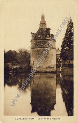Carte postale ancienne La Tour de Loupendu — Luceau (Sarthe)
