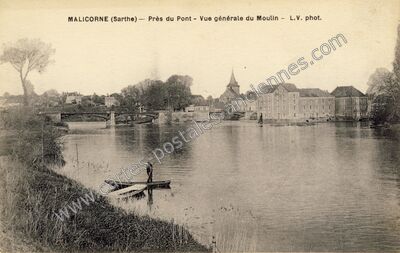 Carte postale ancienne Malicorne — Malicorne-sur-Sarthe (Sarthe)