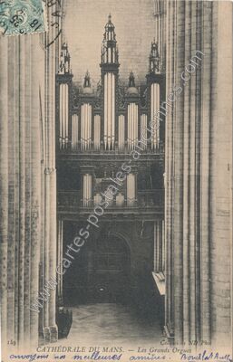 Carte postale ancienne Cathedrale du Mans — Le Mans (Sarthe)
