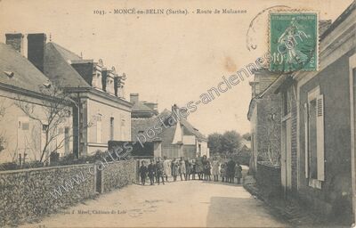 Carte postale ancienne Moncé-en-Belin