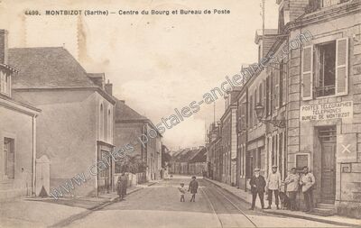 Carte postale ancienne Montbizot