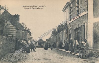 Carte postale ancienne Montreuil-le-Henri