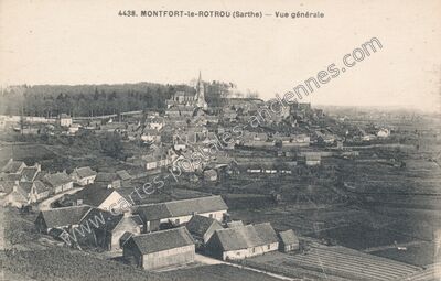 Carte postale ancienne Montfort-le-Gesnois