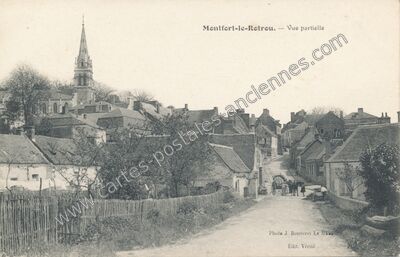 Carte postale ancienne Montfort le Rotrou — Montfort-le-Gesnois (Sarthe)