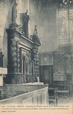 Carte postale ancienne Rahay
