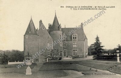 Carte postale ancienne Chateau de la Chenuere — Ruillé-sur-Loir (Sarthe)