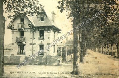 Carte postale ancienne Sablé-sur-Sarthe