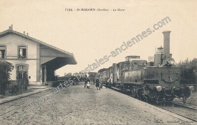 Carte postale ancienne Saint-Aignan
