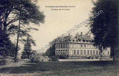 Carte postale ancienne Saint-Aubin-de-Locquenay