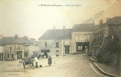 Carte postale ancienne Saint-Denis-d'Orques