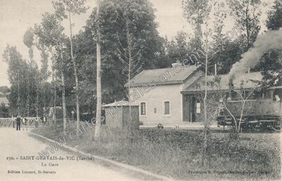 Carte postale ancienne Saint-Gervais-de-Vic