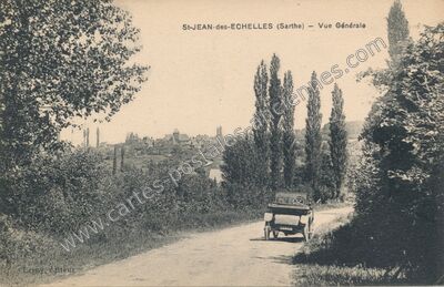 Carte postale ancienne Vue Générale — Saint-Jean-des-Échelles (Sarthe)