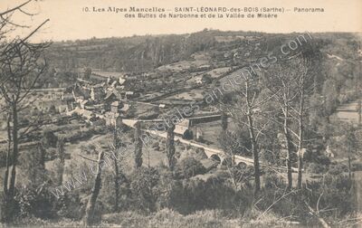 Carte postale ancienne Saint-Léonard-des-Bois