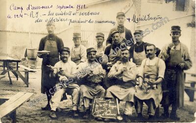 Carte postale ancienne Camps d'Auvours — Saint-Mars-la-Brière (Sarthe)