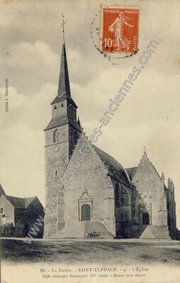 Carte postale ancienne Saint-Ulphace