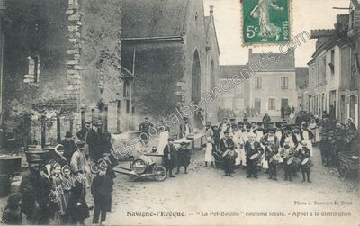 Carte postale ancienne Savigné-l'Évêque