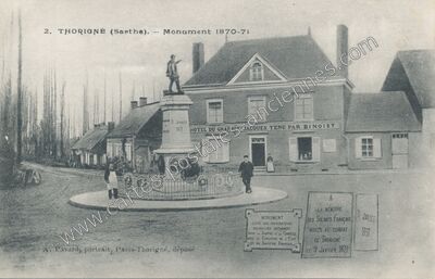 Carte postale ancienne Thorigné-sur-Dué