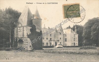 Carte postale ancienne Château de la Cantinière — Valennes (Sarthe)