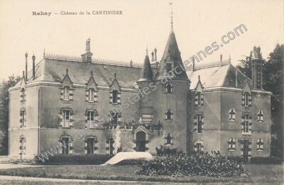 Carte postale ancienne Château de la Cantinière — Valennes (Sarthe)