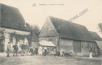 Carte postale ancienne Vibraye Marche Creve — Vibraye (Sarthe)