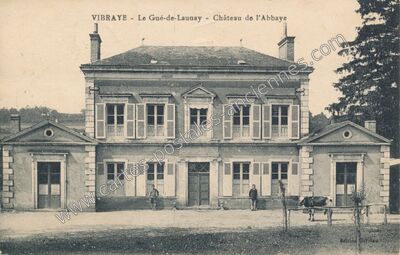 Carte postale ancienne Le Gué-de-Launay - Château de l'Abbaye — Vibraye (Sarthe)